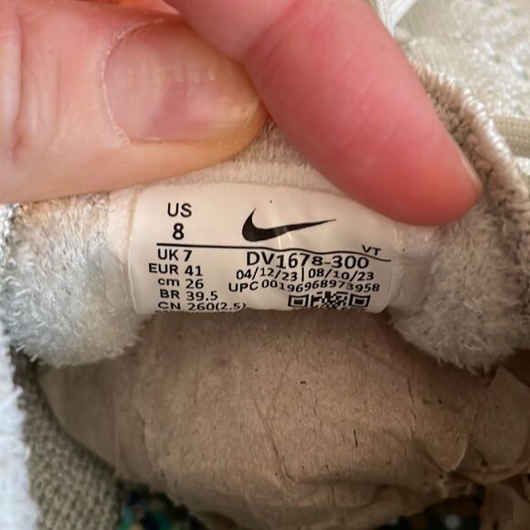 Nike Air Vapormax 2023 Flyknit Honeydew Men Size 8 Women Size 9.5(DV1678-300) - Picture 10 of 11